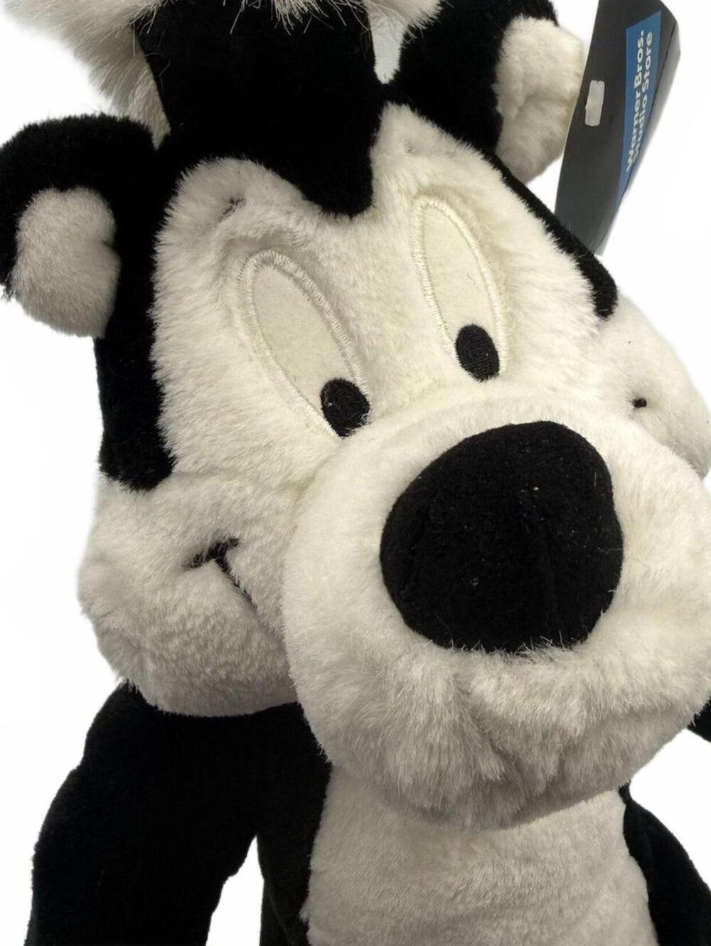16” Pepe La Pew Warner Bro Vintage Cartoon Skunk Plush W/Tags